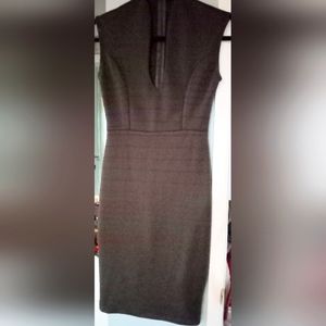 Dark brown business dress